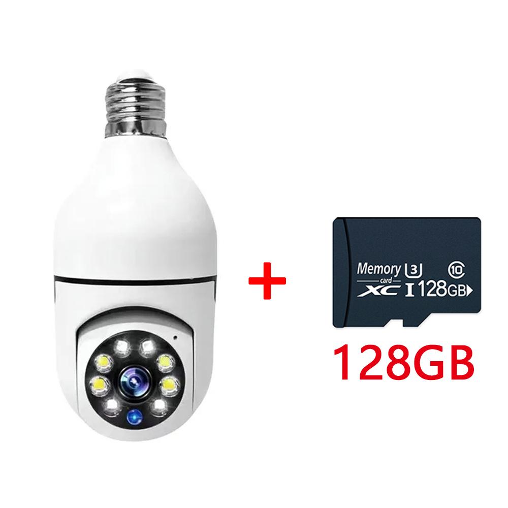 New HD 1080P E27 Bulb WIFI Smart Camera Night Vision Two Way Audio Monitor Human Tracking for Home Outdoor Security Protection