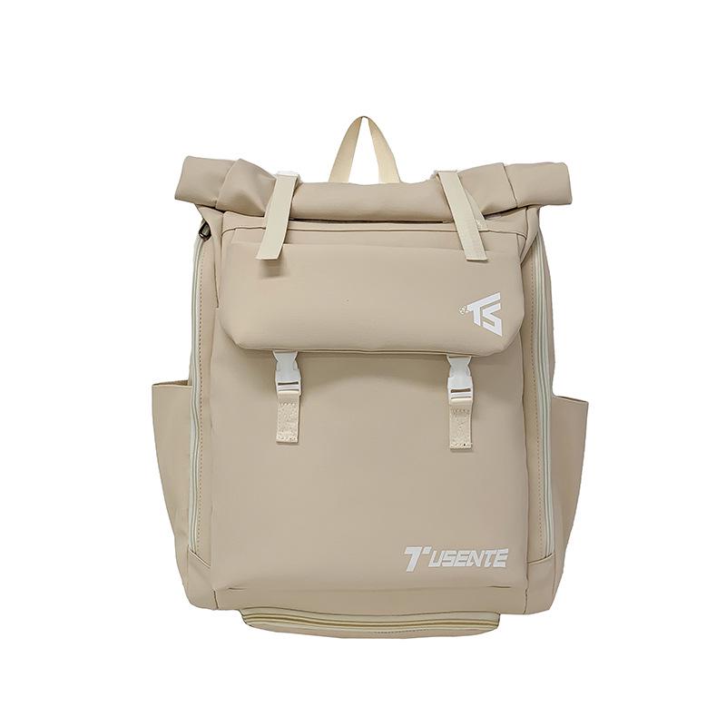 

2025 Women s Large Capacity Business & Travel Backpack with Laptop Sleeve - Versatile for School, Work, and Mountaineering бежевий