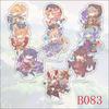 9Pcs/Set Acrylic Stand Model Wendi Tartaglia Hu Tao Yae Miko Raiden Shogun Figure Decoration Action Plate Toys