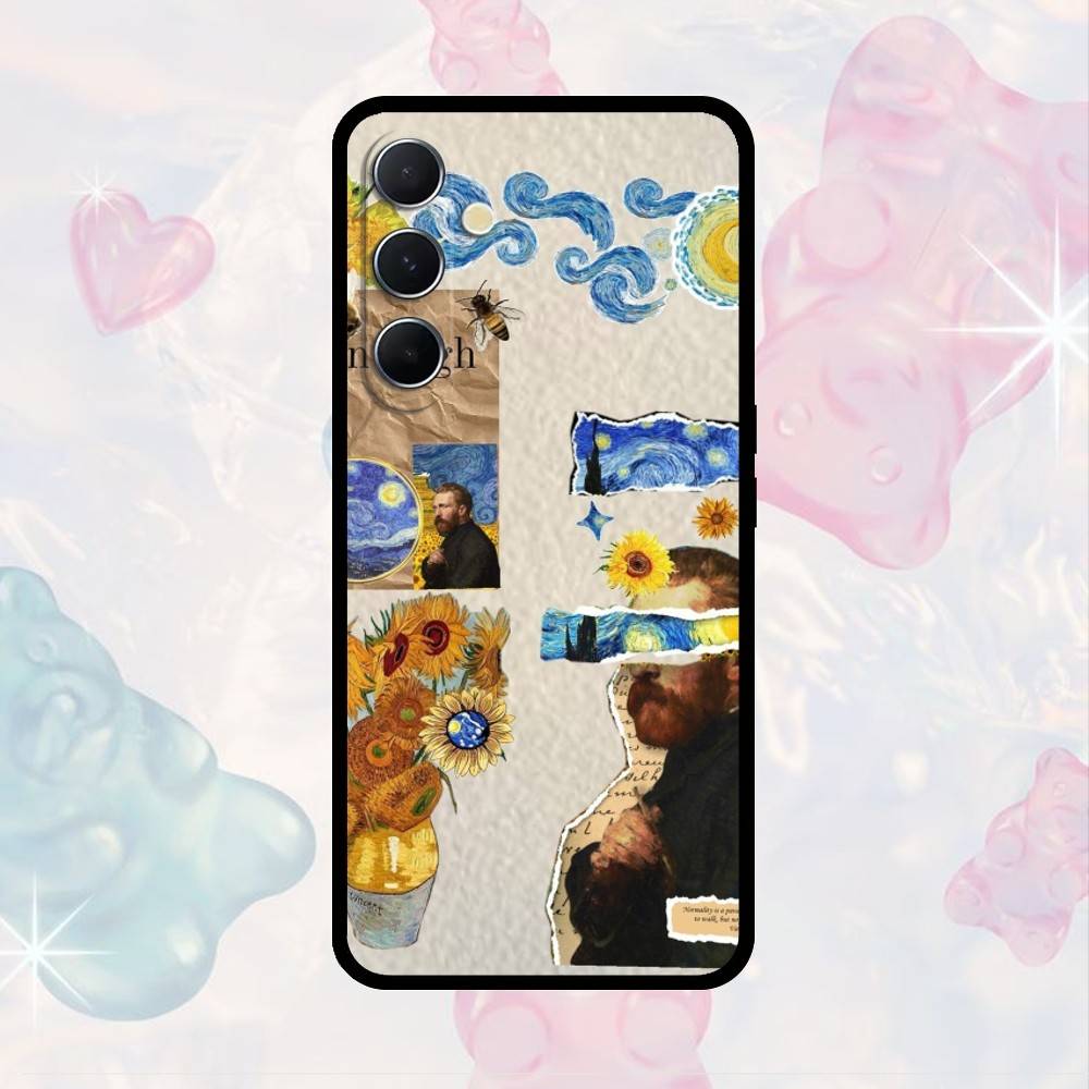 

AAA Van Gogh Case Phone Case For Samsung S25,S24,S21,S22,S23,S30,Ultra,S20,Plus,Fe,Note,10,9,5G Black Cover Samsung S24ULTRA