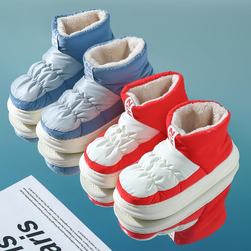 2024 Brand Designer Luxury Winter Men Women Warm Snow Ankle Down Boots Shoes Waterproof Indoor Outdoor Footwear Male Female Boot