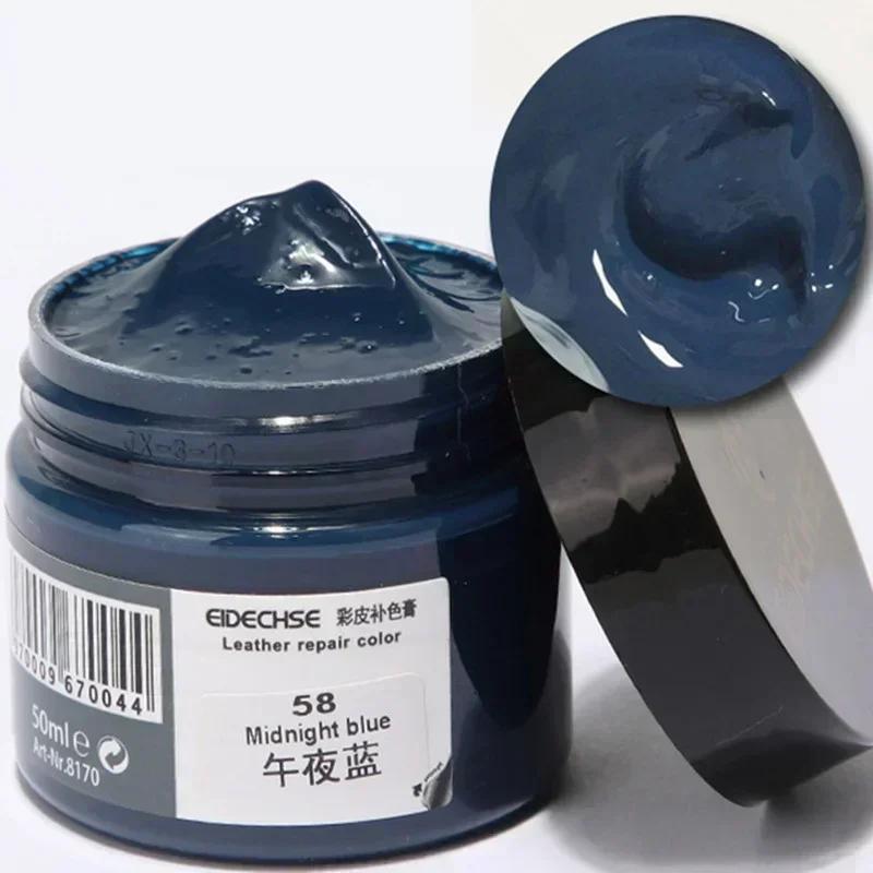 50ML Lederreparaturwerkzeug Autositz Sofa Mäntel Ohne Hitze Flüssigleder Vinyl-Restaurator Löcher Kratzer Risse Risse Polieren Lackpflege