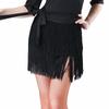 Latin Dance Dress: Women's Tassel Skirt Performance Costume with Apron Scarf