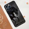 Beautiful Black Horse Phone Case For iPhone 17 Pro Max 14 13 12 11 15 16 Pro Max mini 15 Plus 16e 17 Air Funda