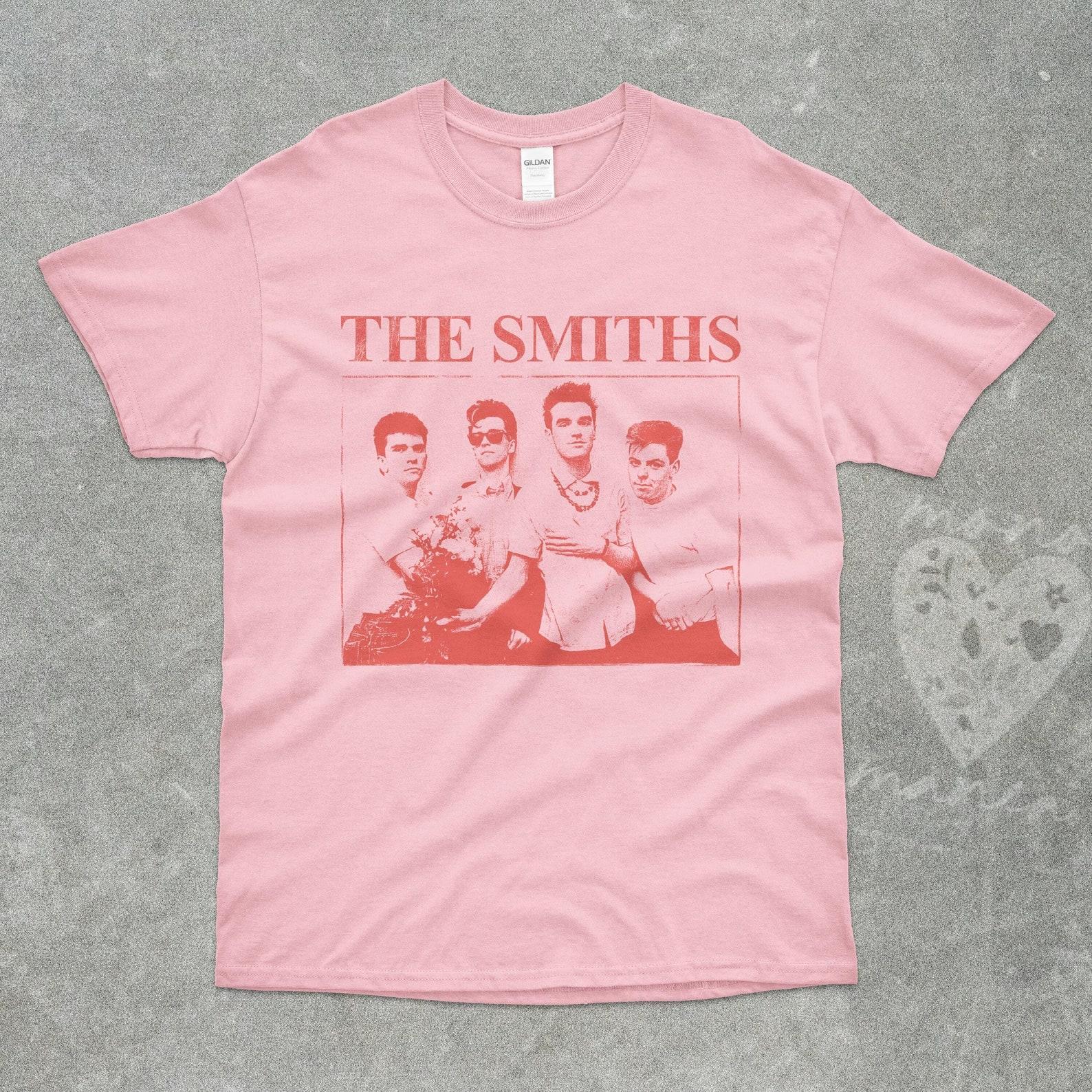 Smiths shirt | Pink White Grey Sand Yellow t-shirt 2XL