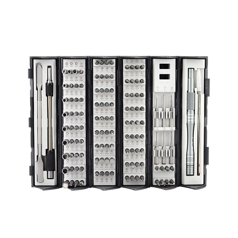 

128 in 1 screwdriver set disassembly repair tools manual screwdriver kit in a roll-up case Portable Professional Repair Tool Set