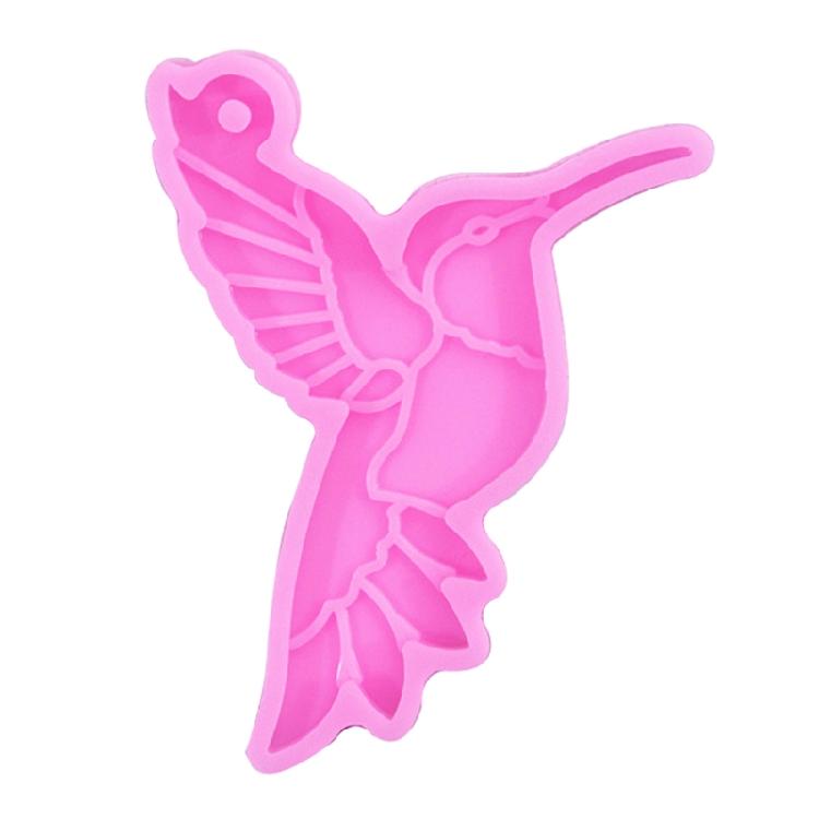 Formenbau Epoxidharz Handwerk Hängender Kolibri Vogel Silikonmaterial Schlüsselanhänger Form