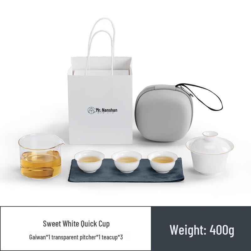 

Nanshan Xiansheng Portable Ceramic Travel Tea Set