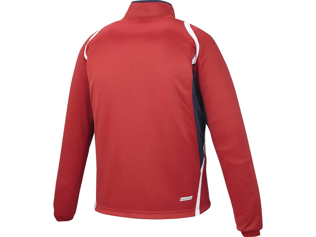 Training Wear Deco Training Jacket XAT12D Red Japan 2XO to Japanese size [ASICS] [Men's] Men's (equivalent 4L)