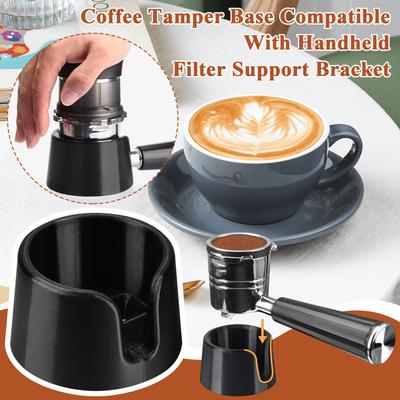 Coffee Tamper Base Compatible With Handheld Filter Support Bracket