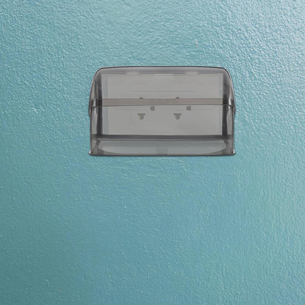 Waterproof Socket Protection Cover Dual 86 Type Heavy Duty Outdoor Plug Box for Wet Locations Bathroom Kitchen Use