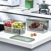 Multipurpose Transparent Fresh-Keeping Storage Box for Melons, Fruits, and Vegetables