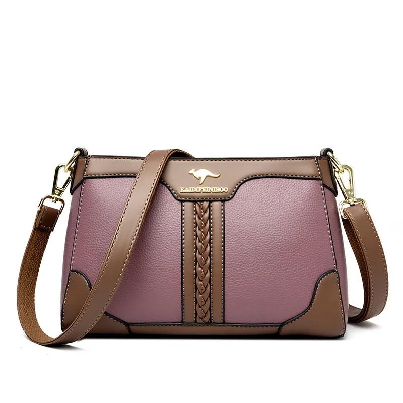 

Роскошная женская сумка, дизайнерская сумка из мягкой кожи высокого качества, повседневная женская сумка через плечо для женщин