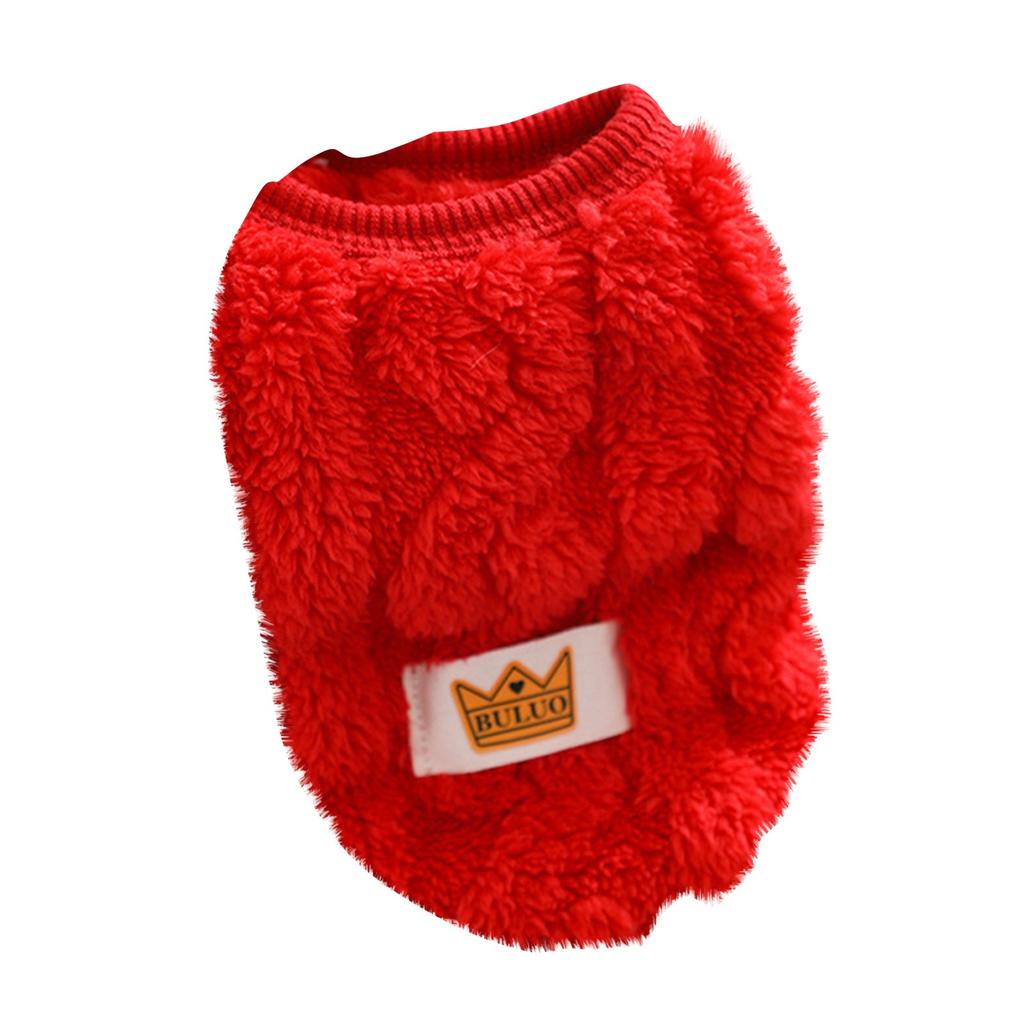 Dog Clothes, Winter Thick Vests, Small Dog And Puppy Clothes, Twisted Velvet