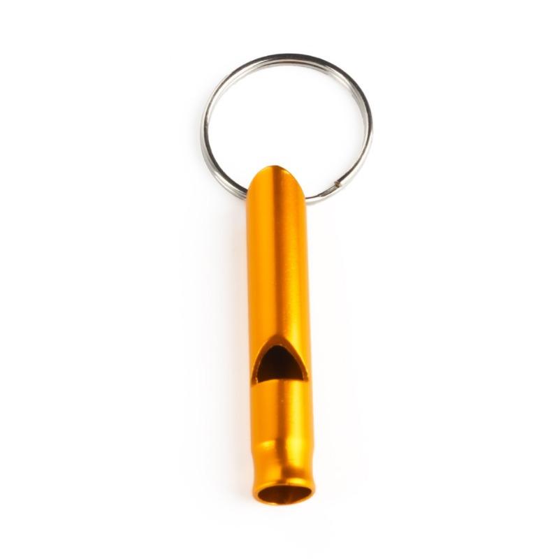 Small Aluminum Alloy Whistle Life-saving Whistle Psk Outdoor Survival Whistle Training Whistle Outdoor Supplies