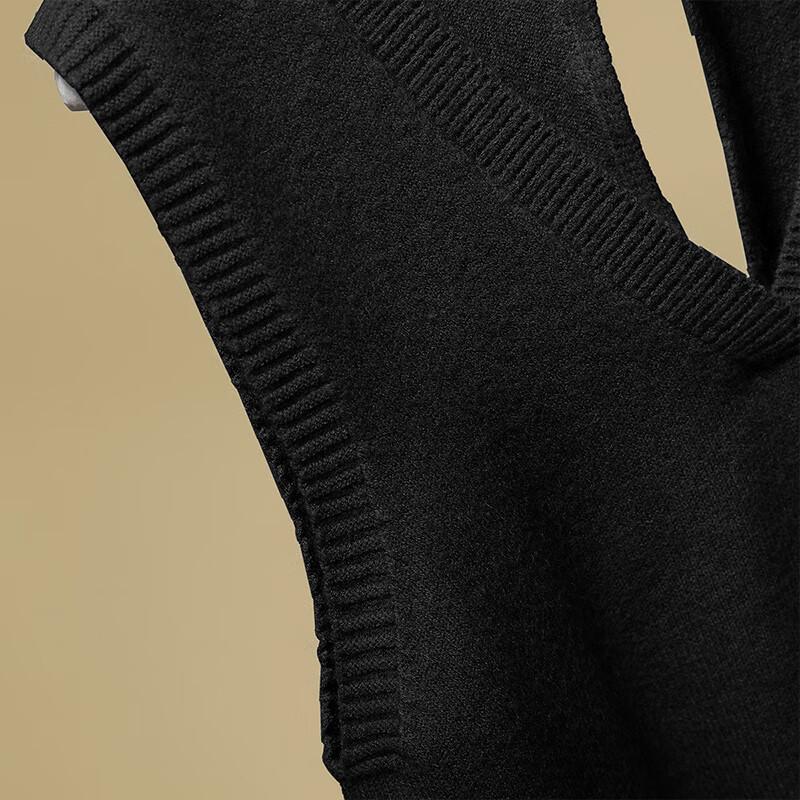 Sibaishe Damen V-Ausschnitt Strickweste mit Schleife