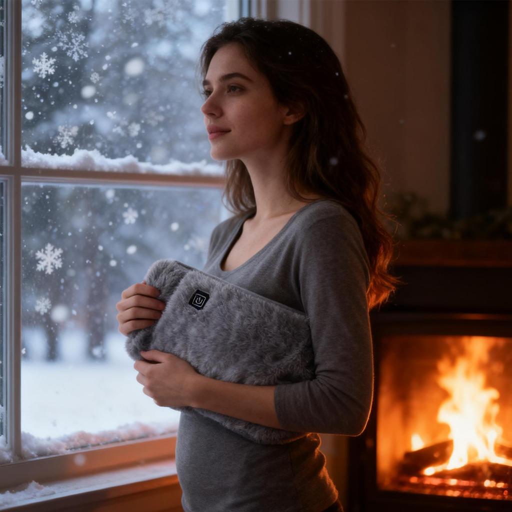 3 Levels Electric Heating Pad Cold-Proof Uterine Belt Cold-Proof Hand Waist Warming Pad USB Recharging Abdominal Warmer