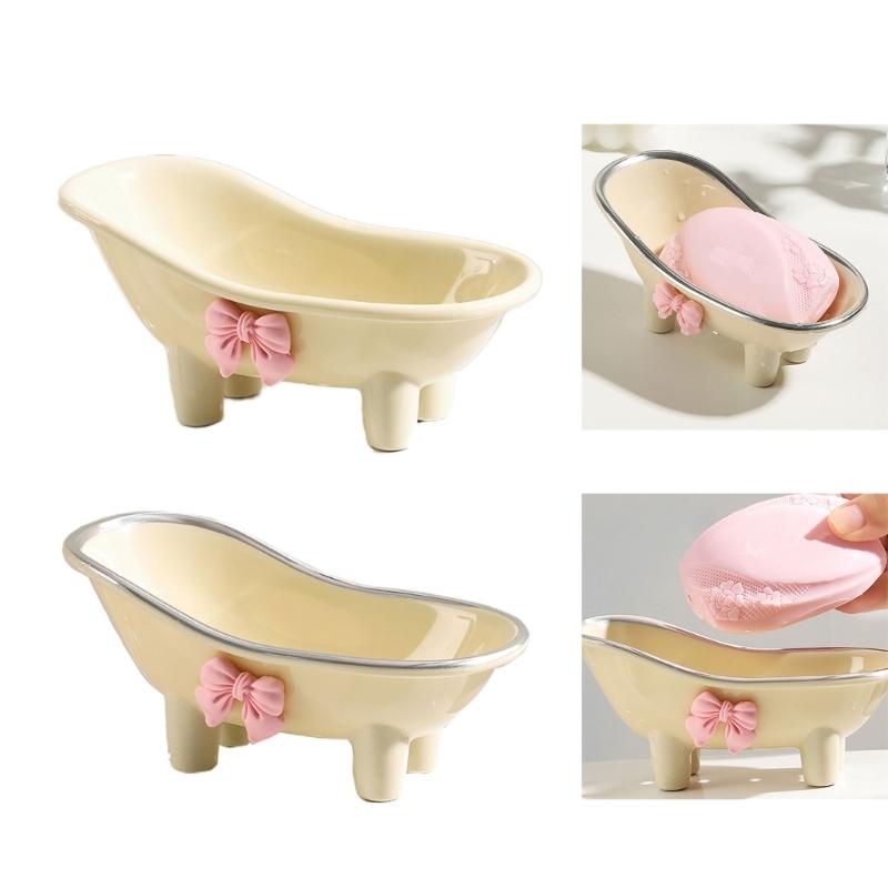 Innovative Soap Storage Rack Non slip Feet, Cartoon Bathtub Soap Box Suitable for Bathroom, Kitchen, Public Places