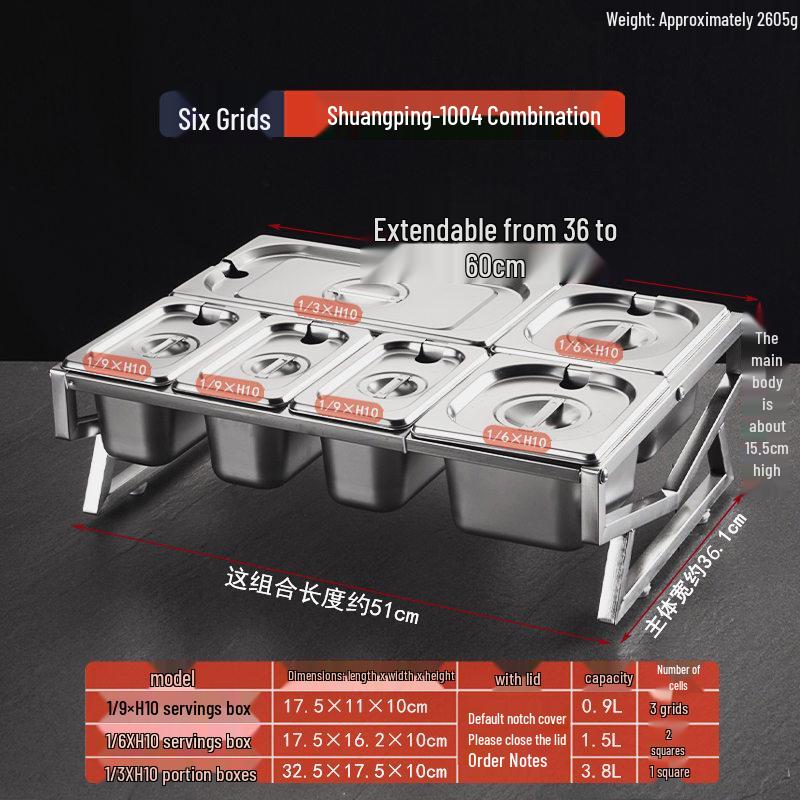 Stainless Steel Condiment Pan Holder