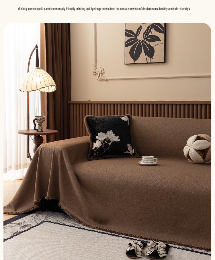 Luxury Anti-Slip Nordic Sofa Cover - Four Seasons Cat Claw Resistant