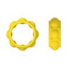 12Pcs/Set Silicone Sensory Ring Toy Anxiety Stress Relief Portable Travel Calming Fidget