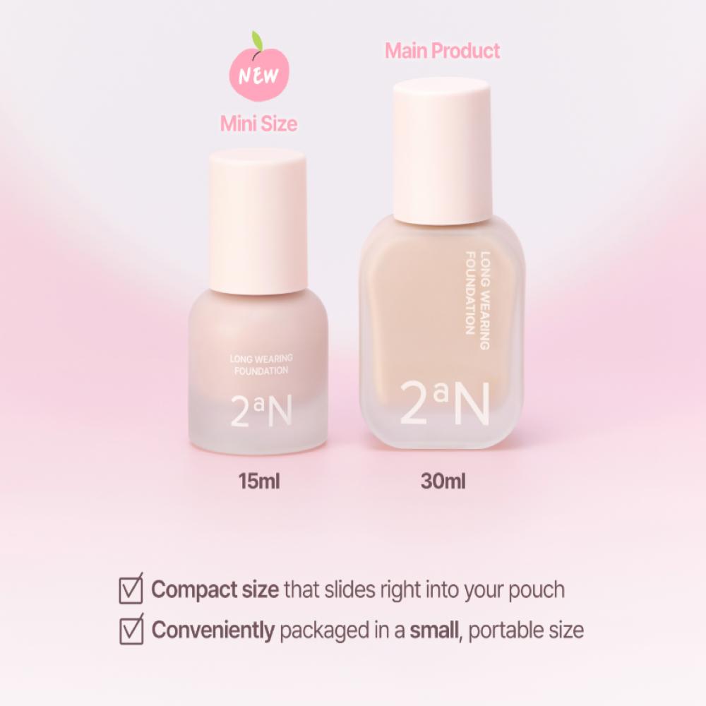 2aN Long Wearing Foundation Mini 15ml