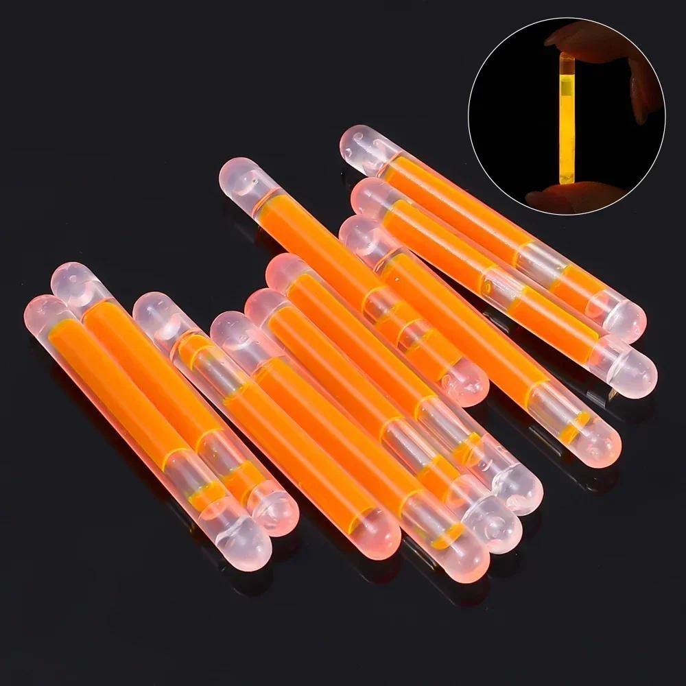 10/100x Glowing Sticks Bright Colorful Light Chemical Fluorescence Sticks for Wedding Decoration Night Fishing Float Rod Lights