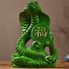 Wooden Zodiacs Snake Figurines with Bobbing Ornament Wealth Attraction 2025 Chinese Snake New Years Decoration