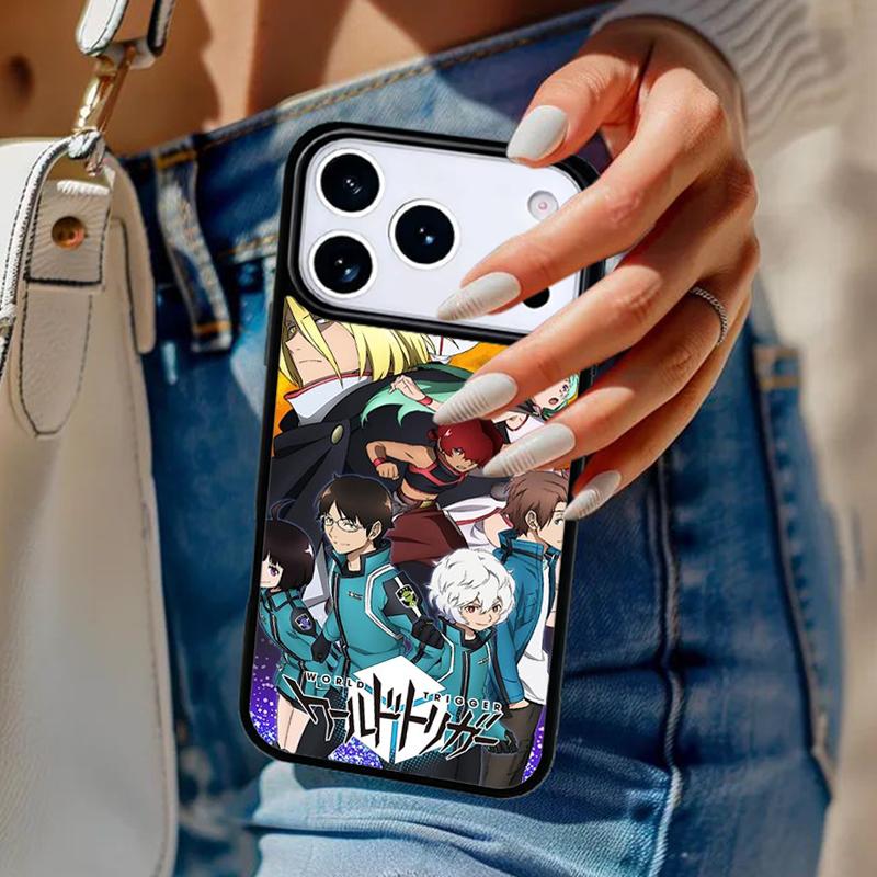 World Trigger Phone Case For iPhone 17 Air 14 15 13 12 Max Cover For Apple 16e 11 Pro Max Plus Coque