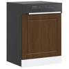 Dishwasher Panel Porto Brown Oak Effect 60 X 1.5 X 57 Cm