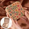 Portable Vintage European Cork Jewelry Box for Rings, Earrings, Bracelets, Necklaces with Lid - Perfect for Travel and Daily Organization