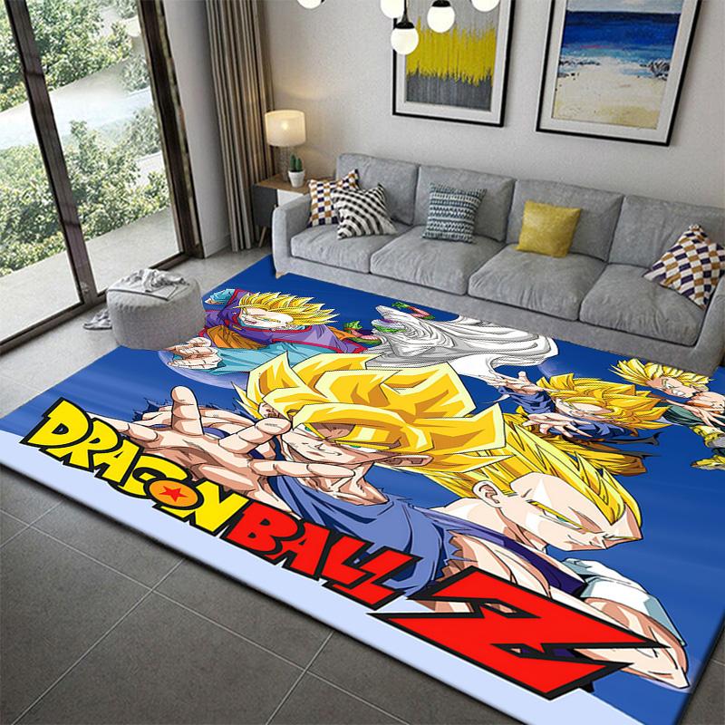 

Dragon Ball Gogeta Fusion Figure Area Ruganime soft washable cartoon floor carpet 60x90cm
