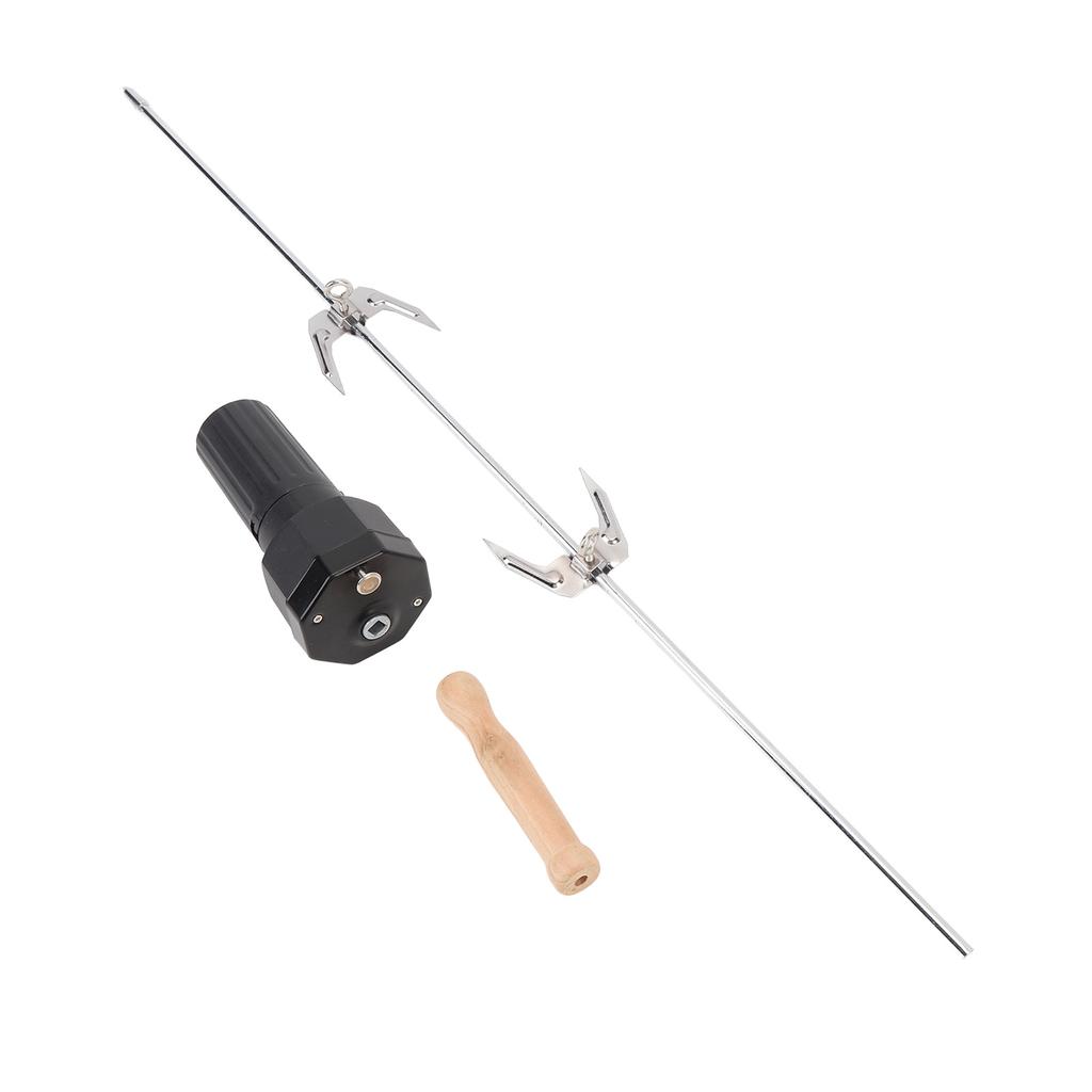Kit Griglia Girevole con Motore Elettrico a Batteria Rotazione Automatica Kit Girevole Portatile