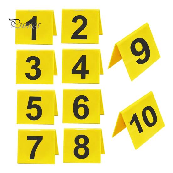 

10 шт., украшение для номера места преступления, многоразовый двухсторонний акриловый 1-10, мини-маркер для улик, настольный знак, детективная улика, украшение для вечеринки set