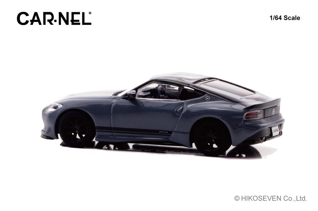 CARNEL 1/64 Scale Nissan Fairlady Z Version ST Customized Edition 2023 Stealth Gray/Super Black Finished Product