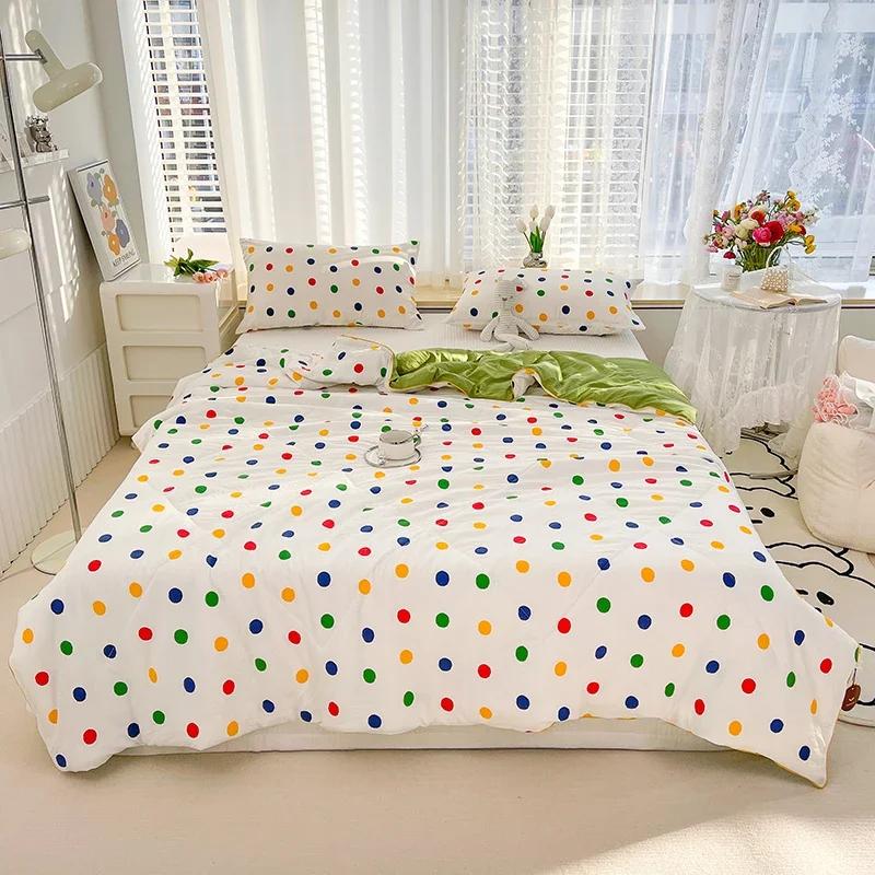 Duvet Summer Ice Cool Quilt Kids Air Conditioning Quilt/Duvet/Blanket Comforter Bed Duvets 150 Single Bed Quilt Bed Quilts