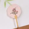 Ancient Fan Paper Hand Fan Round Rice Paper Fan Blank Chinese Painting Group Fan Party Gift Home Decorations