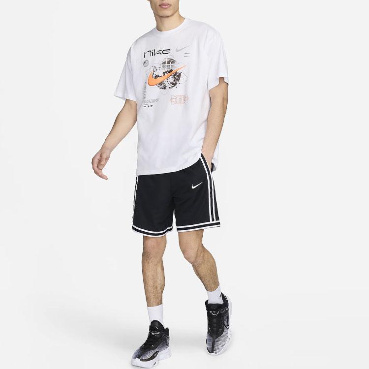 New Nike Men's Max90 Basketball T-Shirt FV8418-100