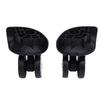 1 Pair Suitcase Wheels Silent and Wear Resisting ABS Universal Replacement Luggage Caster Kit
