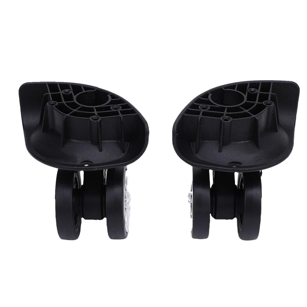 1 Pair Suitcase Wheels Silent and Wear Resisting ABS Universal Replacement Luggage Caster Kit