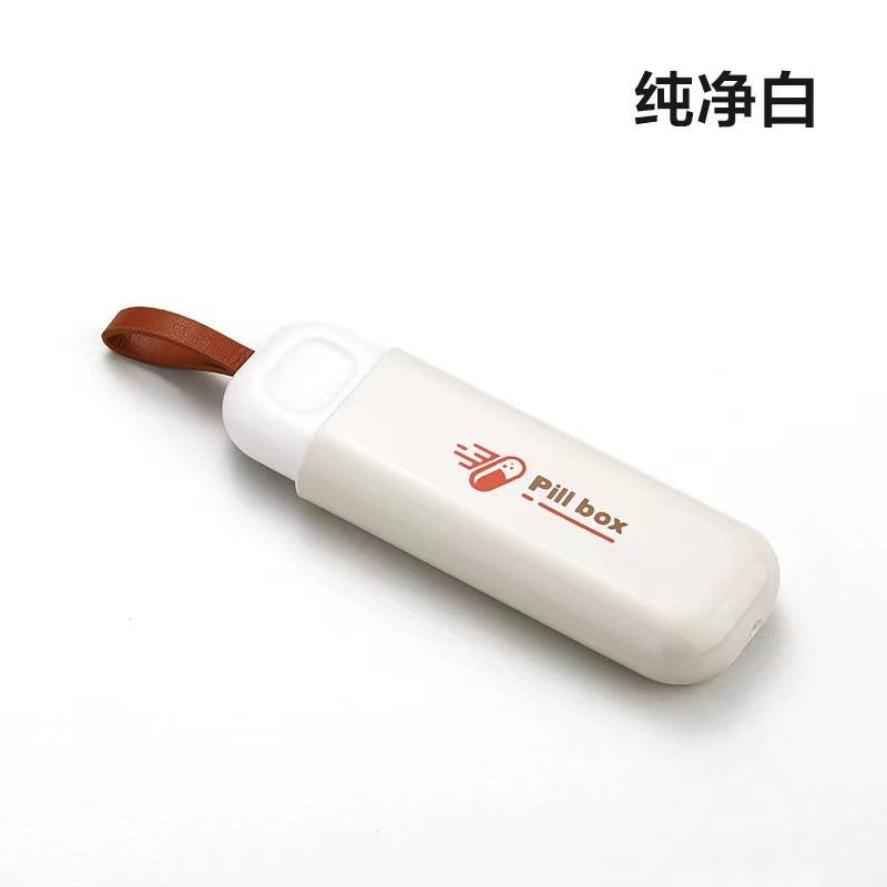 Portable Mini Medicine Box Three-compartment Sealed Moisture-proof Medicine Packaging and Storage Box That Can Be Carried Around