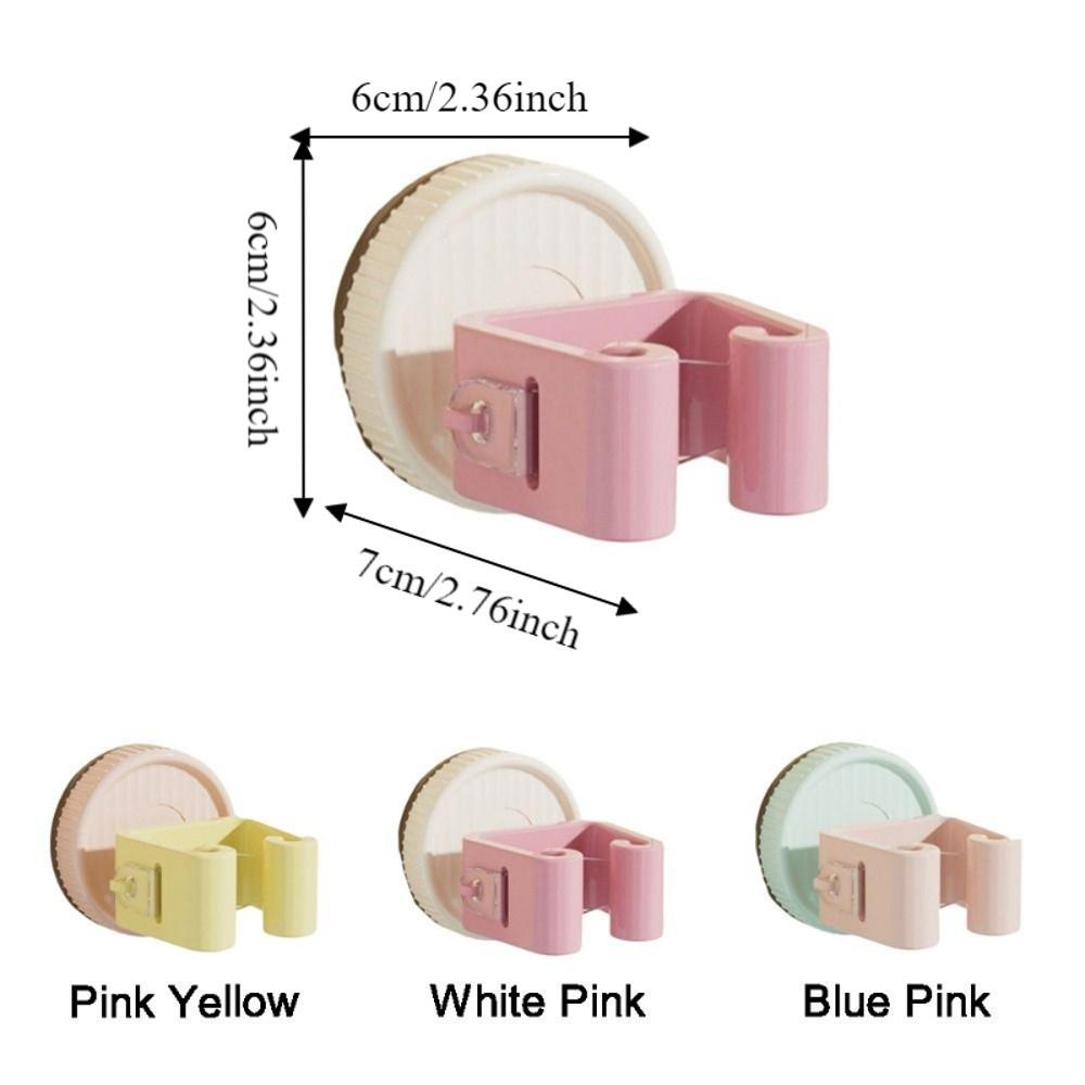3PCS Multi-functional Plastic Suction Cup Mop Holder Wall Mounted Waterproof Mop Clip Space Saving Mop Storage Rack Bathroom