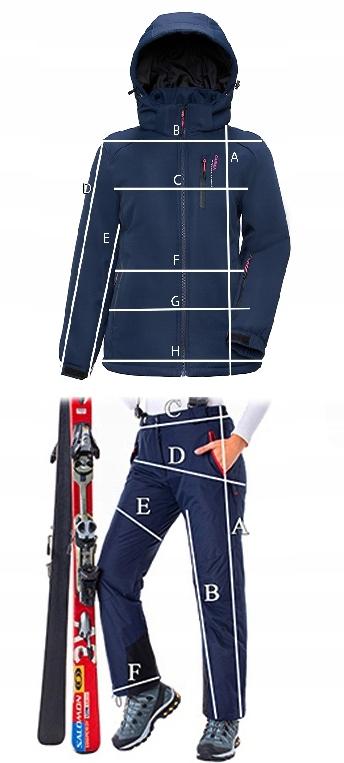 Women's Ski Suit Two Colours Winter Warm With Hood 3Xl Black + Pants
