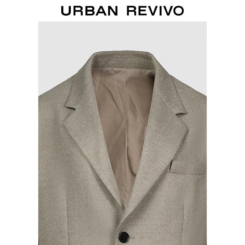 UR Men's Urban Retro Notched Lapel Pocket Suit Jacket