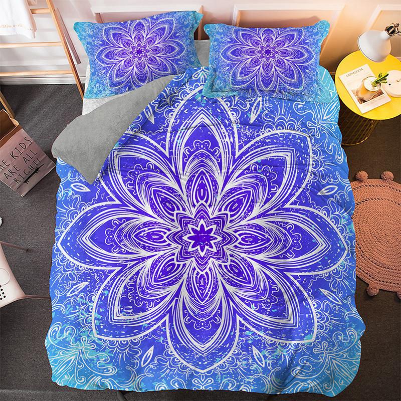 3D Mandala Bedding Sets Indian Duvet Cover Set Comforter Covers Soft Fabric Twin Full  King Queen Size