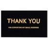 Bookmark Christmas Postcard Black White Thank You Bride X096