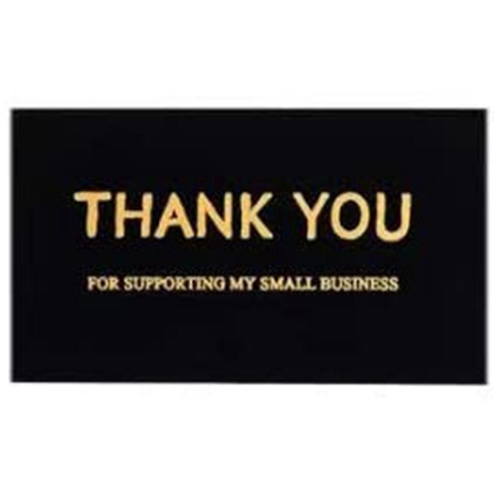 Bookmark Christmas Postcard Black White Thank You Bride X096