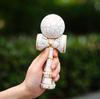 COZENTA Kendama Street Kendama for Beginners, Crack Pattern, Wooden (Black, Gold)