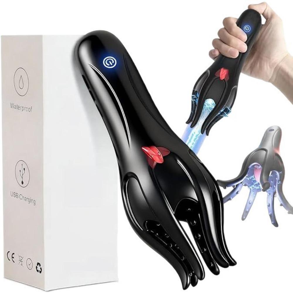 Oral Blowjob Masturbator Vibrating Tongue Licking Delay Endurance Trainer