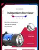 Universal Car & Motorcycle LED Headlight H4 Fish Eye Laser Lens - High/Low Beam